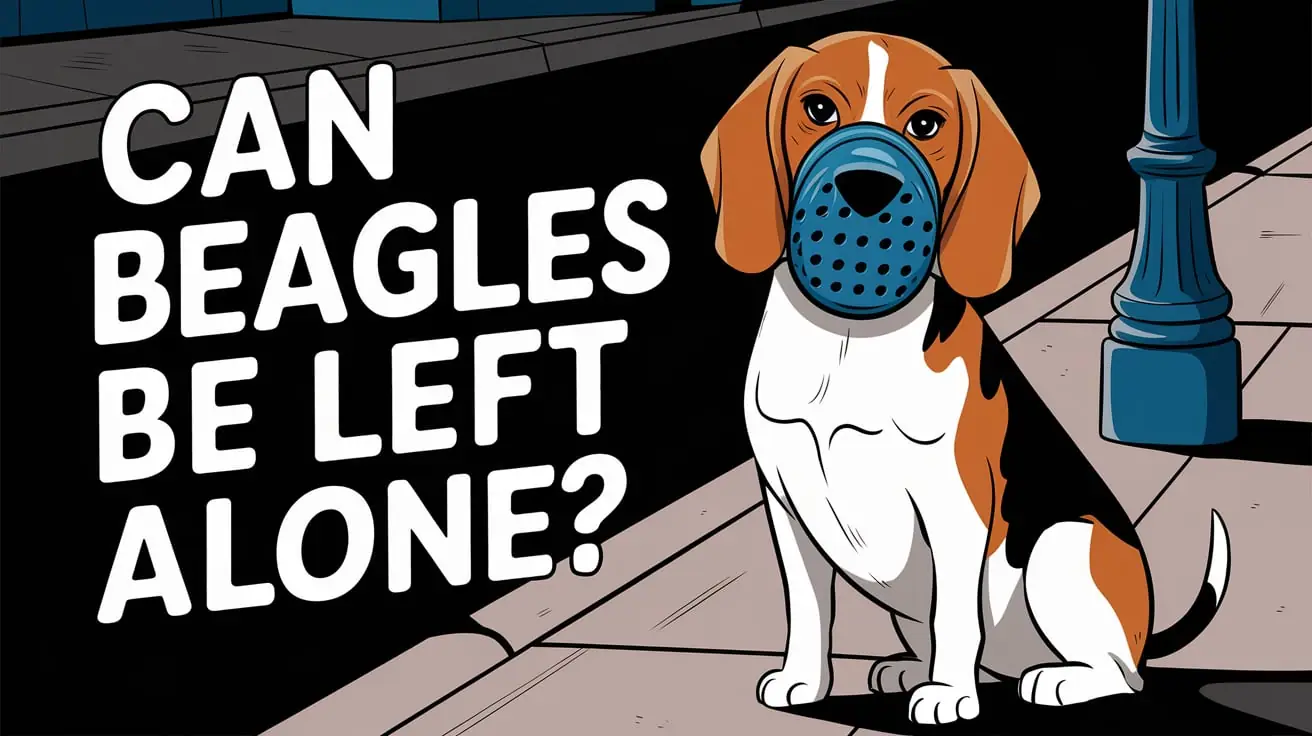 can beagles be left alone